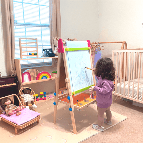 tiny land r double sided easel for kids tiny land 7 10d61b49 887b 4b82 a00a a330a6e0562f