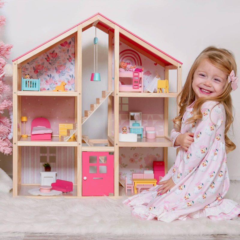 tiny land r love dollhouse with 30 furniture tiny land 2