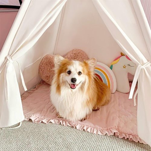 tiny land r teepee for kids with mat tiny land 4 6e5148b0 7b1d 4903 bd92 31d3487c7775