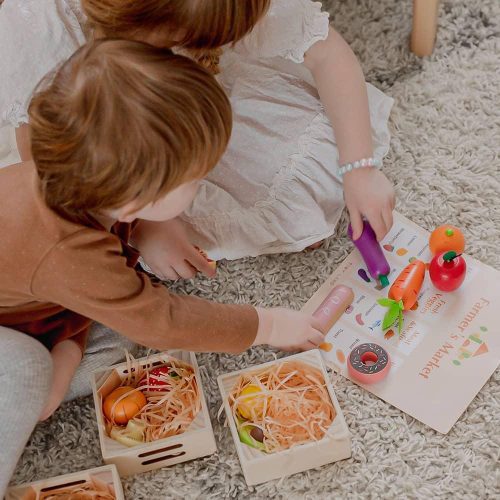 tiny land r wooden play food for kitchen with no rack tiny land 6